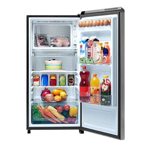 AQUA Kulkas 1 Pintu 165L Big Freezer 71 Watt AQR-D 205 Star Sky Patern