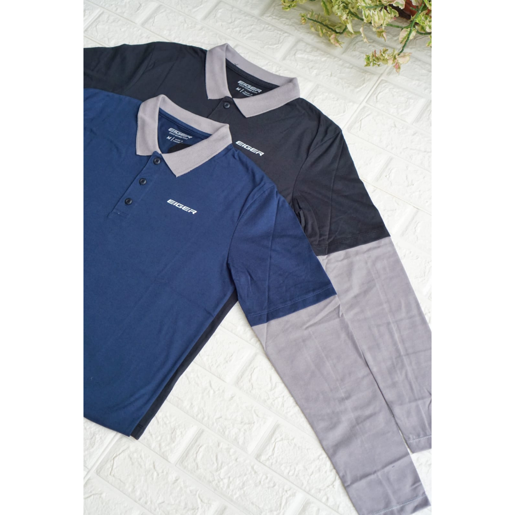 BAJU EIGER1989 PAPARANGA POLO LS 8285 BAJU LENGAN PANJANG - BAJU KAOS KRAH - BAJU PRIA