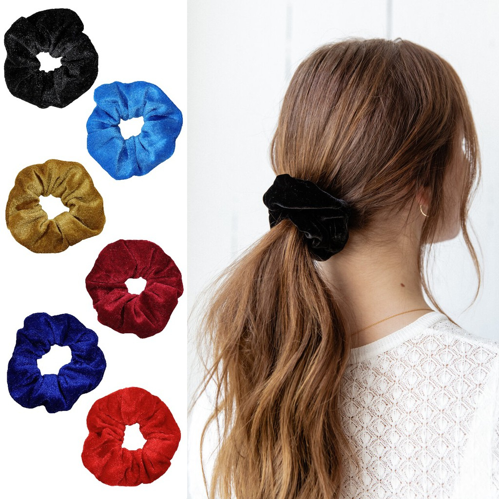 SCRUNCHIE BLUDRU / IKAT RAMBUT BLUDRU