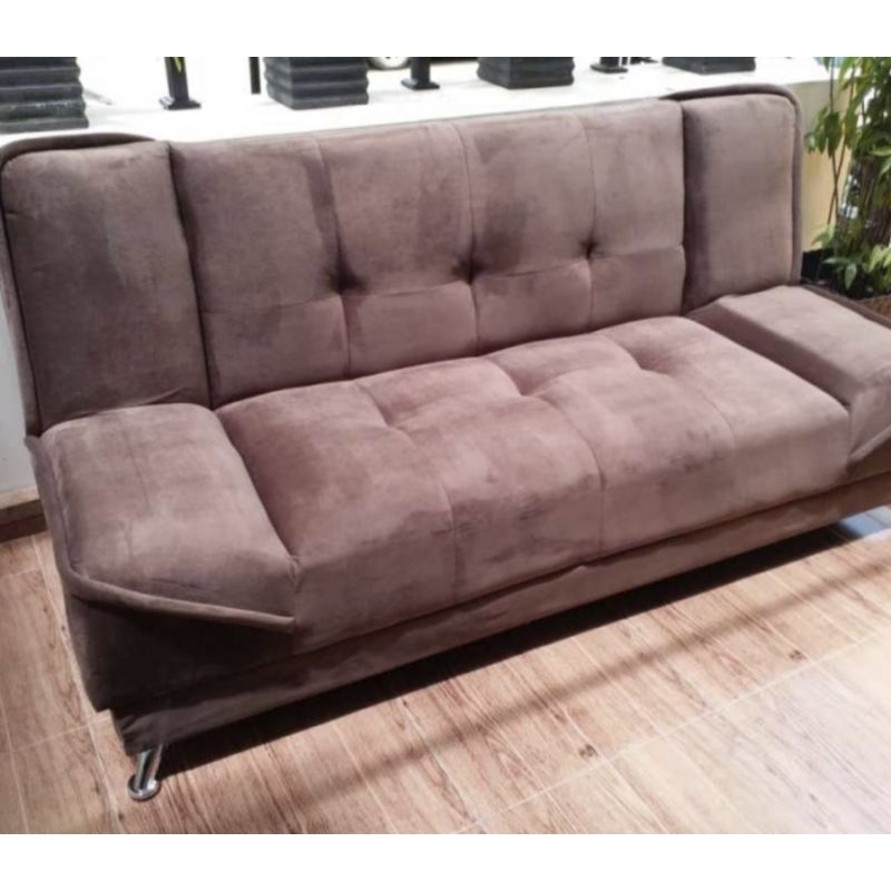 Sofa Bed Tempahan Bahan Kain beludru