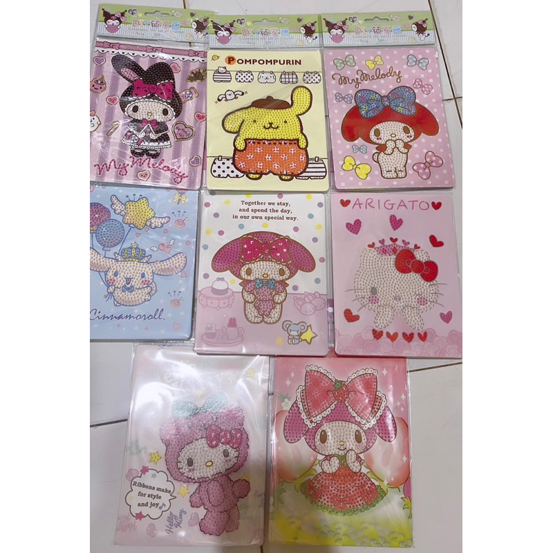 DIY Diamond Painting Sanrio Edition + Bingkai 18cm X 18cm