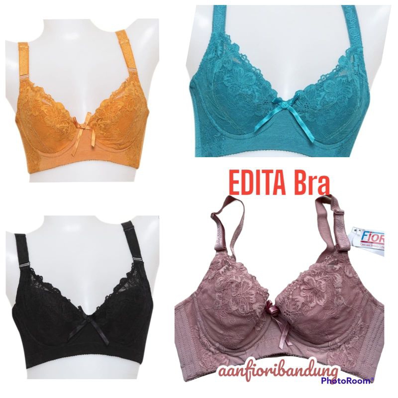 PROMO -  FIORI Bra EDITA | Bra Kawat Tanpa Busa Full Cup Kait 4