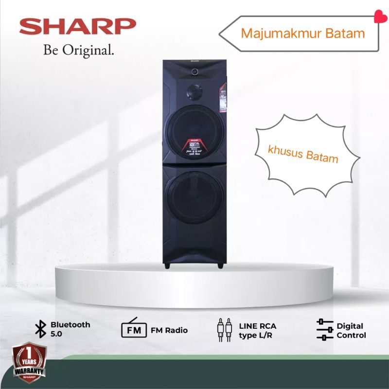 SHARP SPEAKER ACTIVE CBOX-DPRO22CB GARANSI RESMI