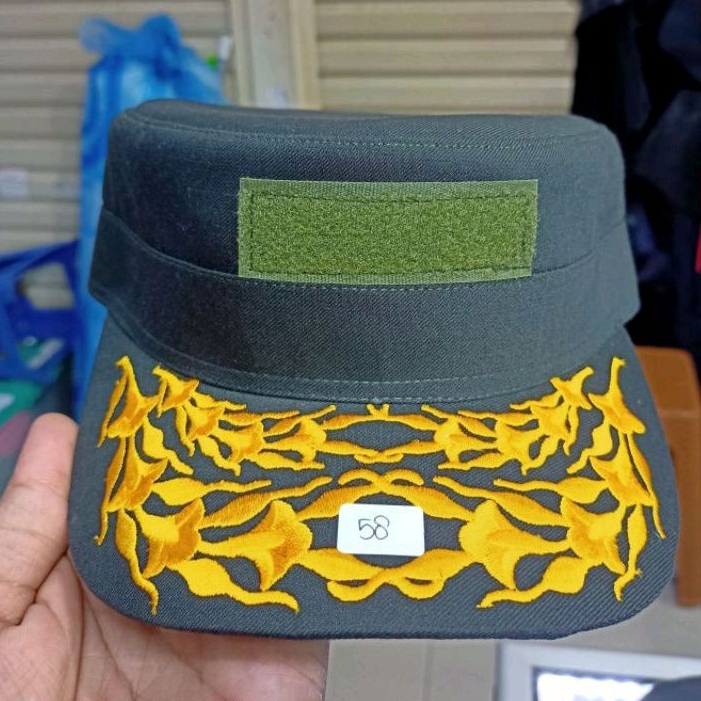 TOPI PET PDH TNI AD PATI - TOPI PET PDH KOMANDO PATI TNI AD