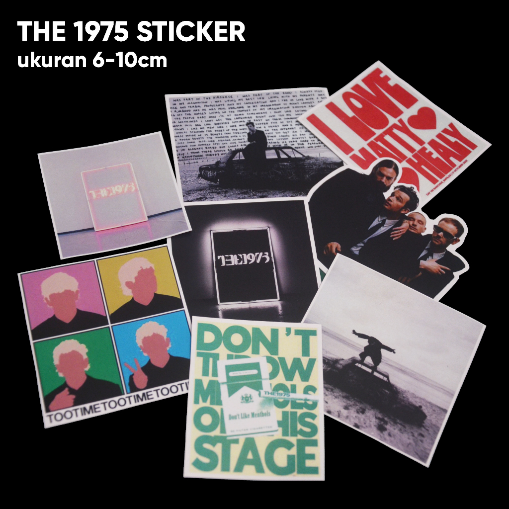 

The 1975 Stiker Pack isi 8pcs (Big Size) stikermurah/stikertumblr/stikervinyl