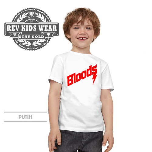 KAOS ANAK TERHITS DISTRO MURAH BLOODS KAOS SIMPEL