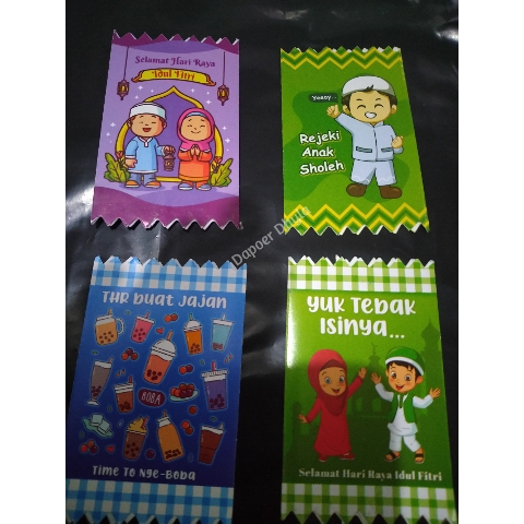 

amplop idul fitri karakter lucu / amplop lebaran unik Amplop Lebaran Sedotan Unik / Amplop Gulung Unik / amplop lebaran uang gulung / angpau lebaran