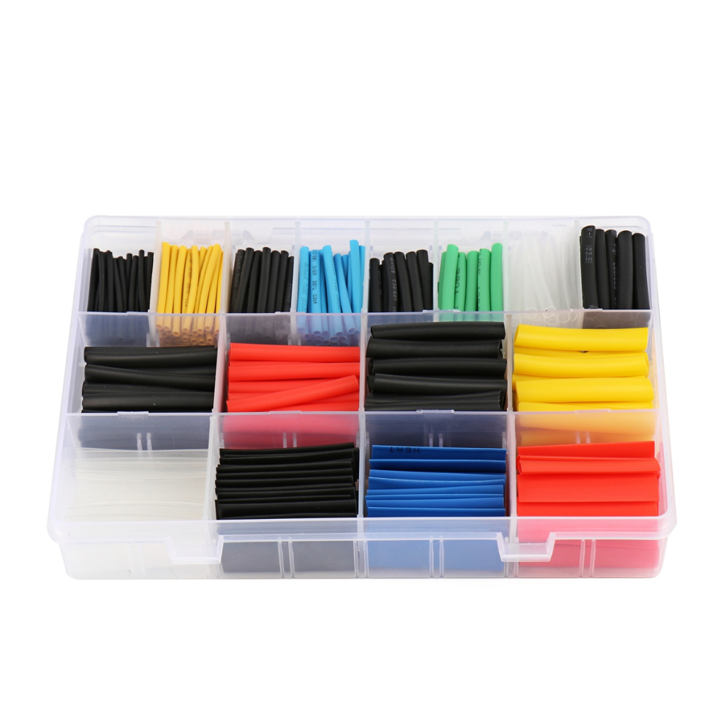 Selongsong Pelapis Kabel Insulasi Heat Shrink Tube 580 PCS - E001-M011 - Multi-Color