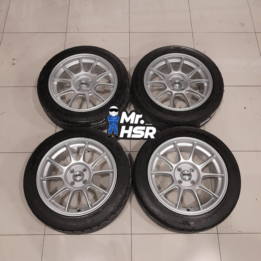 Velg Mobil Bekas Ring 16 ZICO HSR R16 Lebar 7 Lubang 4 ET 35 BAN 205 50 R16