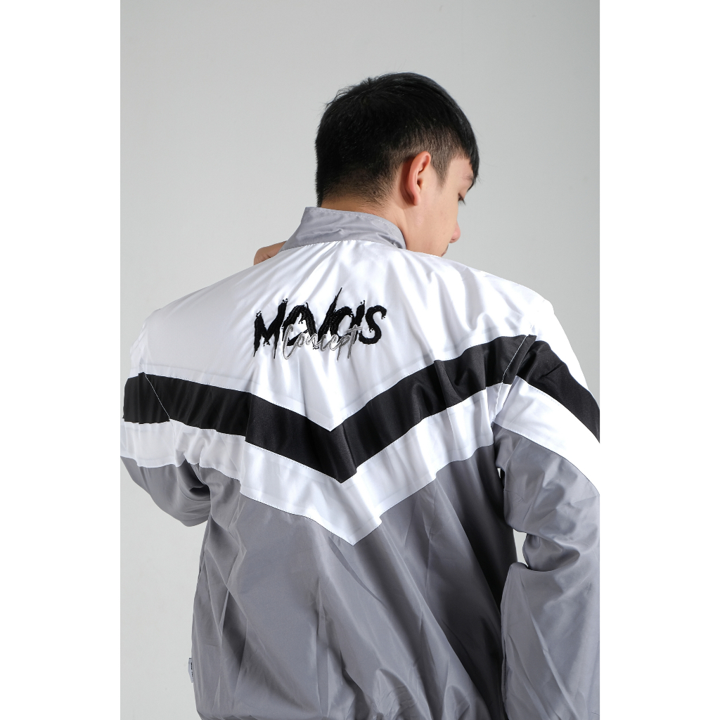 Retro Jacket Vintage Mcvois Parasut Mantel Pria