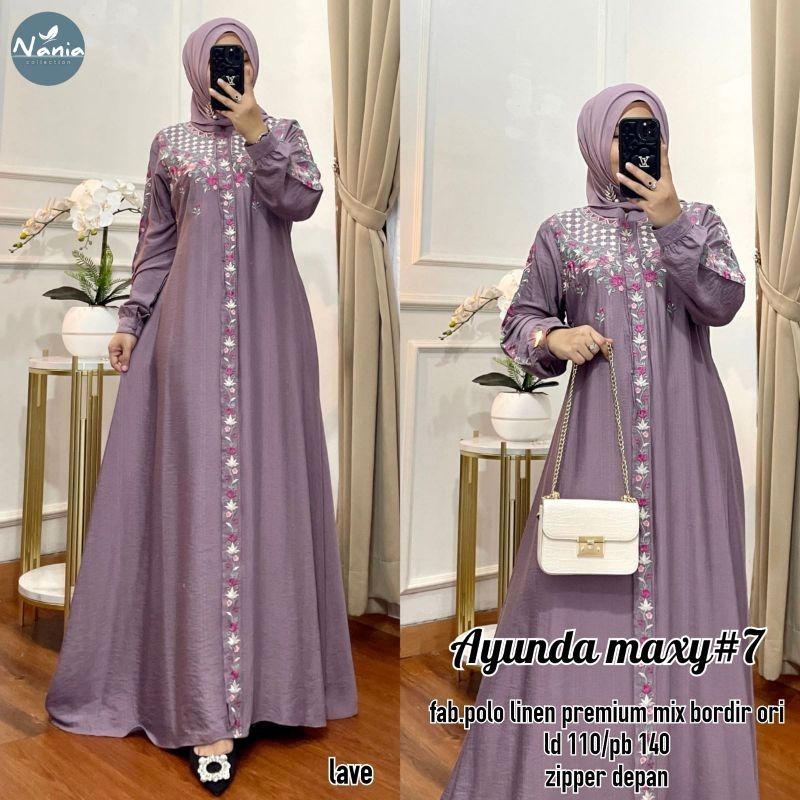 YASINTA DRESS BY SIGNADILLA GAMIS POLO LINEN#AYUNDA MAXY#NAMIRA DRESS#BY NANIA#OURSHOP