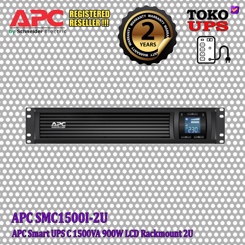 UPS APC SMC1500i-2U 1500VA 900W APC SmartUPS C 1500VA LCD Rackmount 2U
