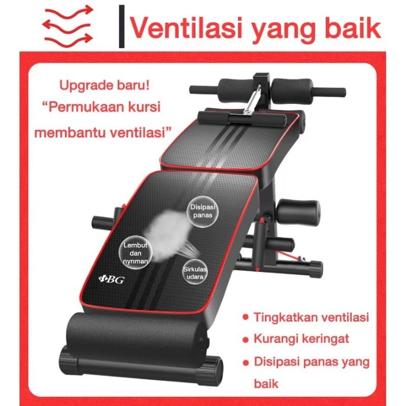 Bench Sit Up Board Alat Gym Fitnes Sit Up Bench