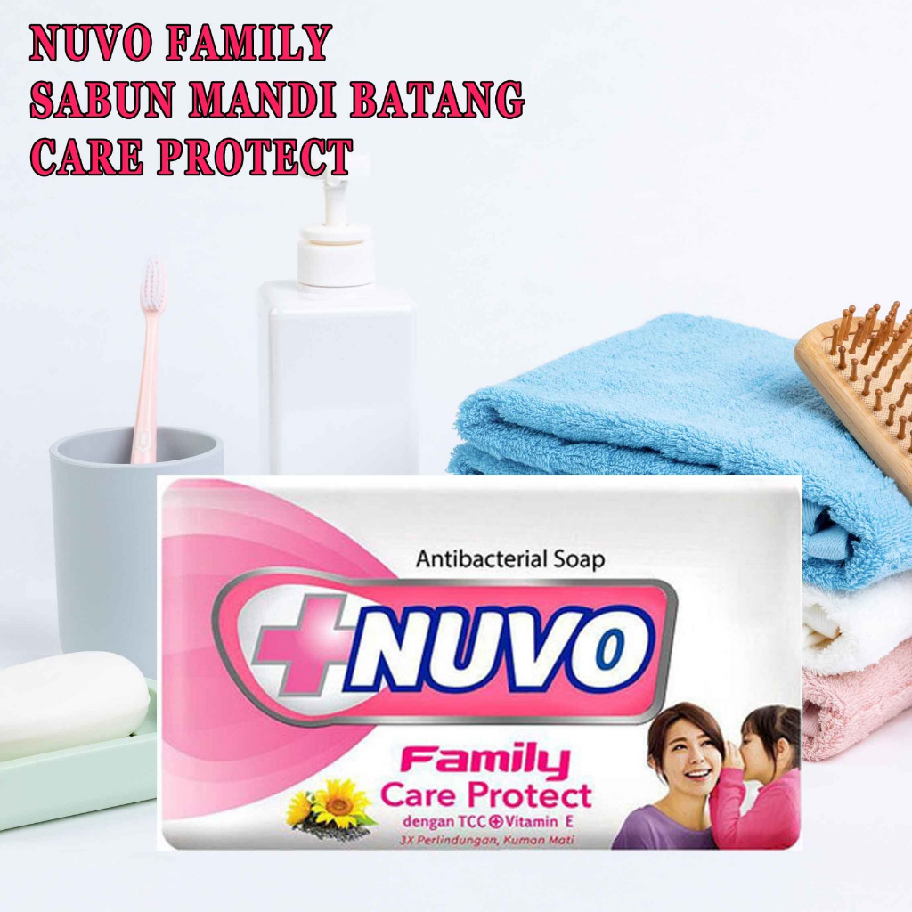 Sabun Mandi Nuvo Batang* Nuvo Family Care Protect* 76g