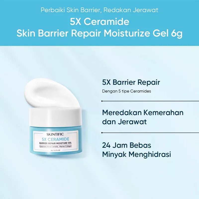 SKINTIFIC SKINCARE | 5X CERAMIDE BARRIER REPAIR TRAVEL KIT