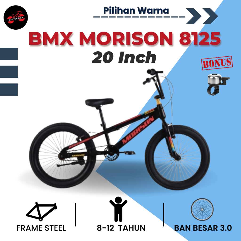 Sepeda Anak Laki-laki BMX 20 Morison 8125 MX