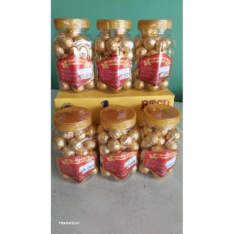 

Golden Balls coklat toples