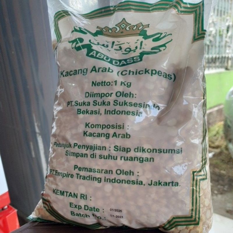 

Kacang Arab Abu Dass 1Kg