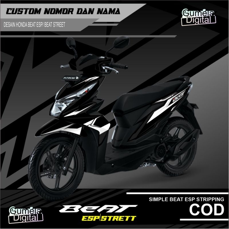 STRIPPING HONDA BEAT ESP 2016 2017 2018 2019 KONSEP SIMPEL