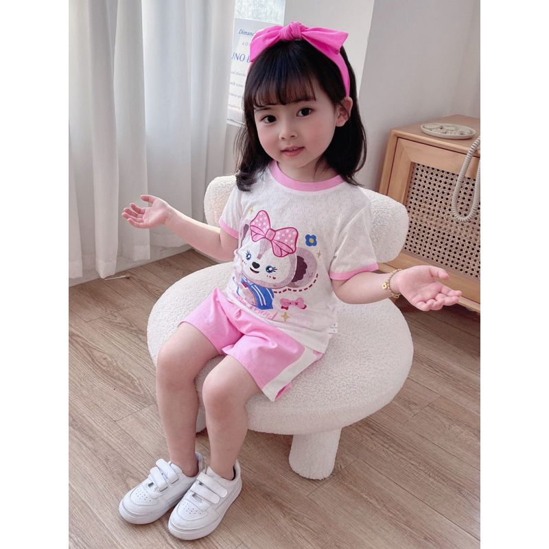 Baju Rumah Anak Karakter Disney Setelan Baju Celana Santai Anak