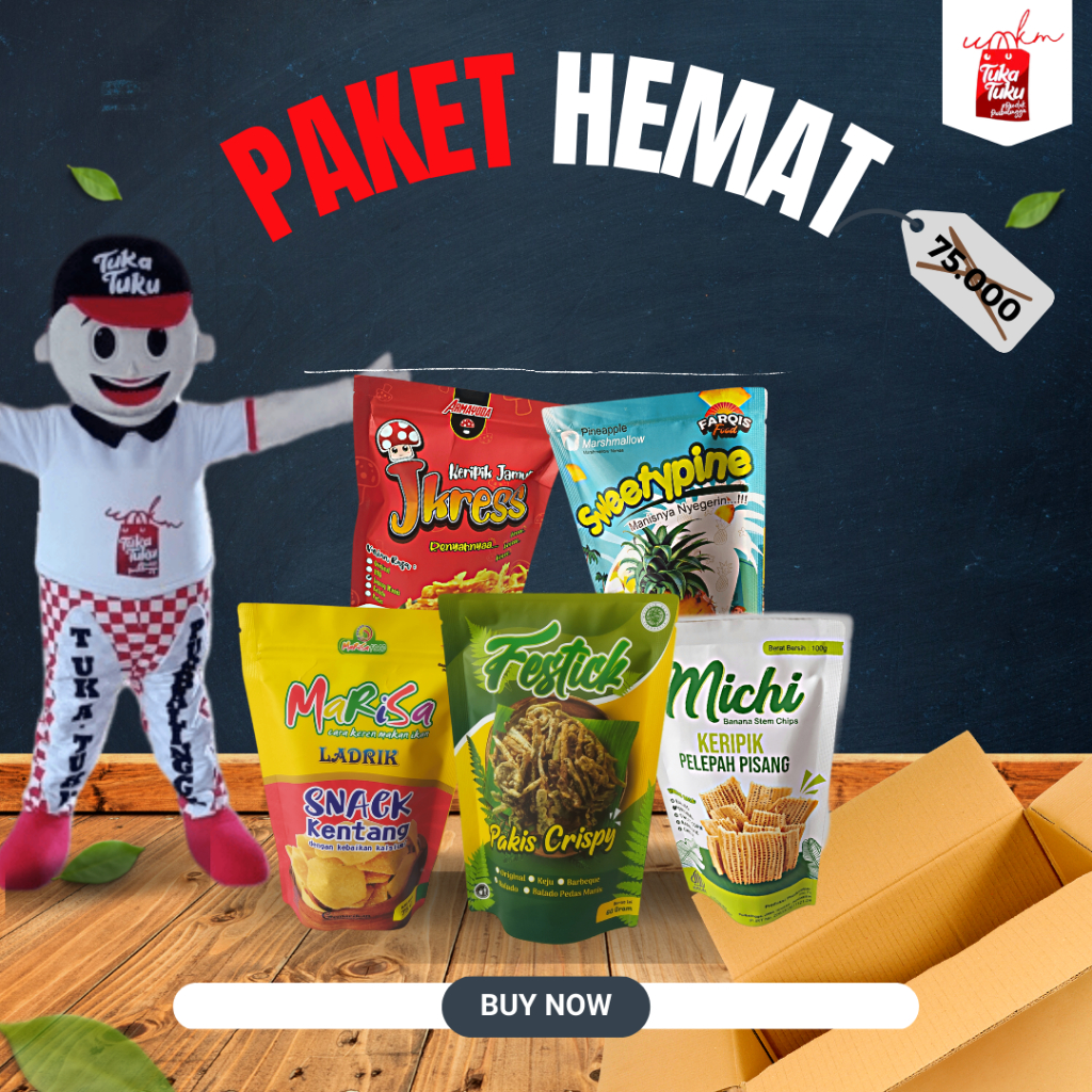 

[HEMAT] PAKET MURAH CEMILAN ENAK KERIPIK