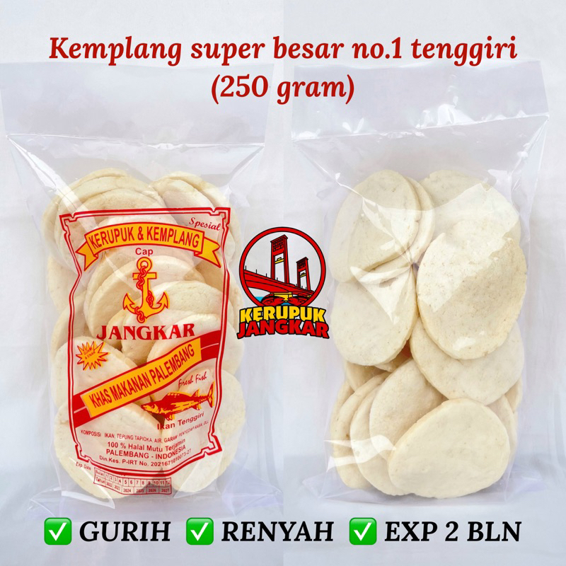 

Kemplang Super Besar No.1 Asli Palembang 250 Gr | Kerupuk Kemplang