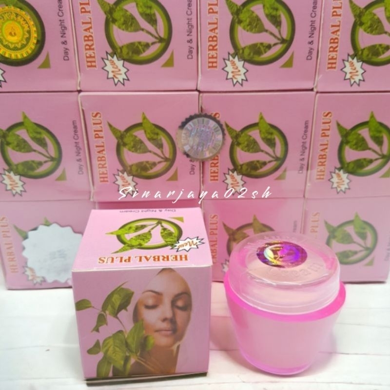 (harga 1lsn isi 12pcs) CREAM HERBAL PLUS HOLO DAUN LUSINAN PLATINUM QUALITY