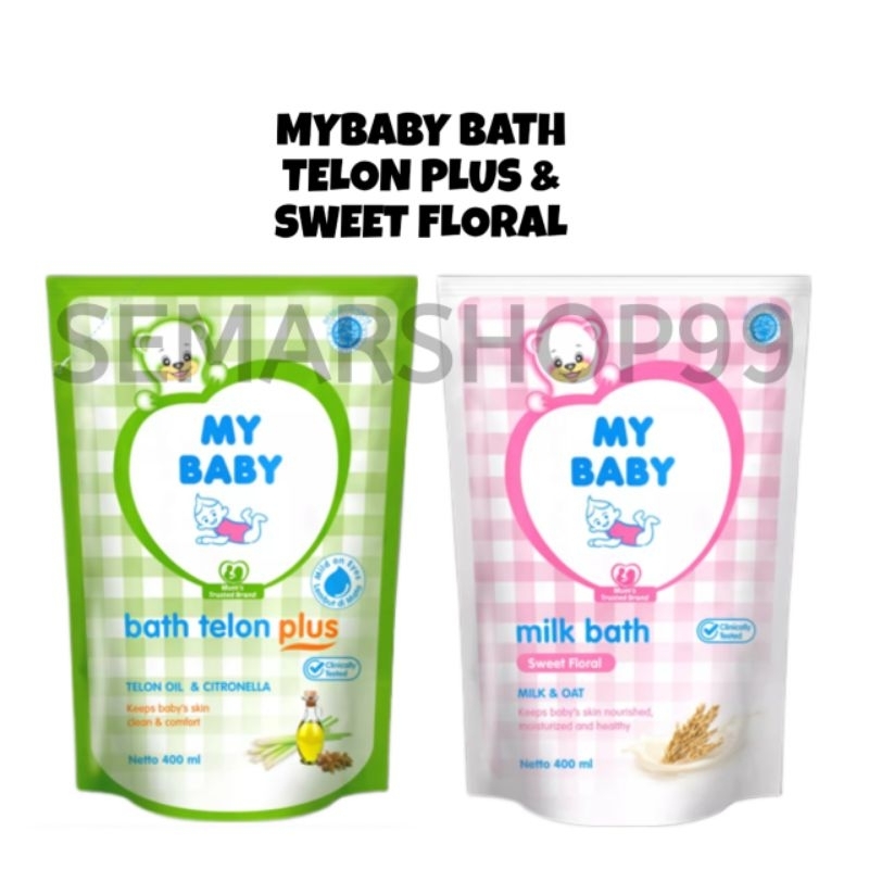 MY BABY Milk Bath &amp; Telon Plus Refill 400ml