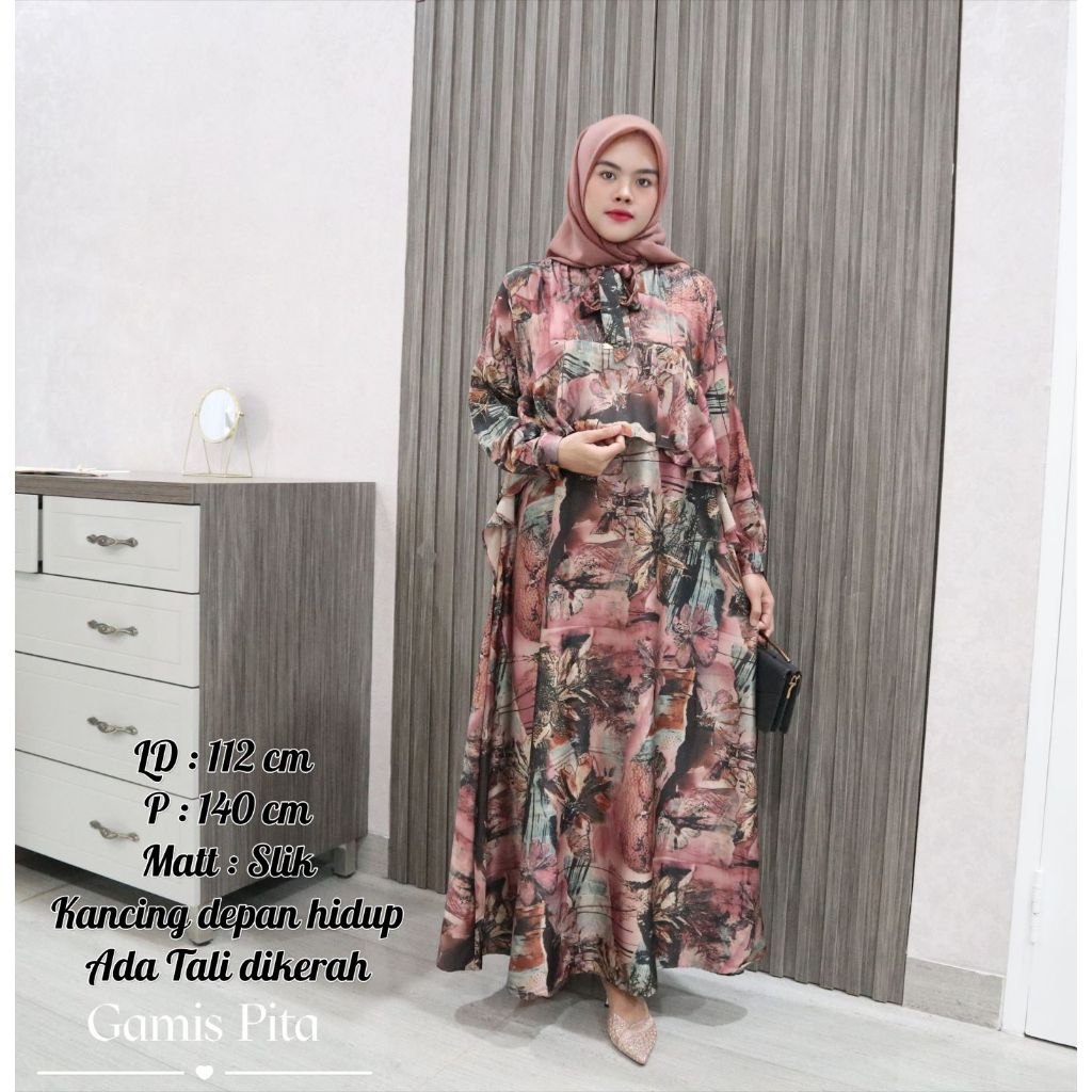 IZANY Gamis Jumbo Silk Armani Premium