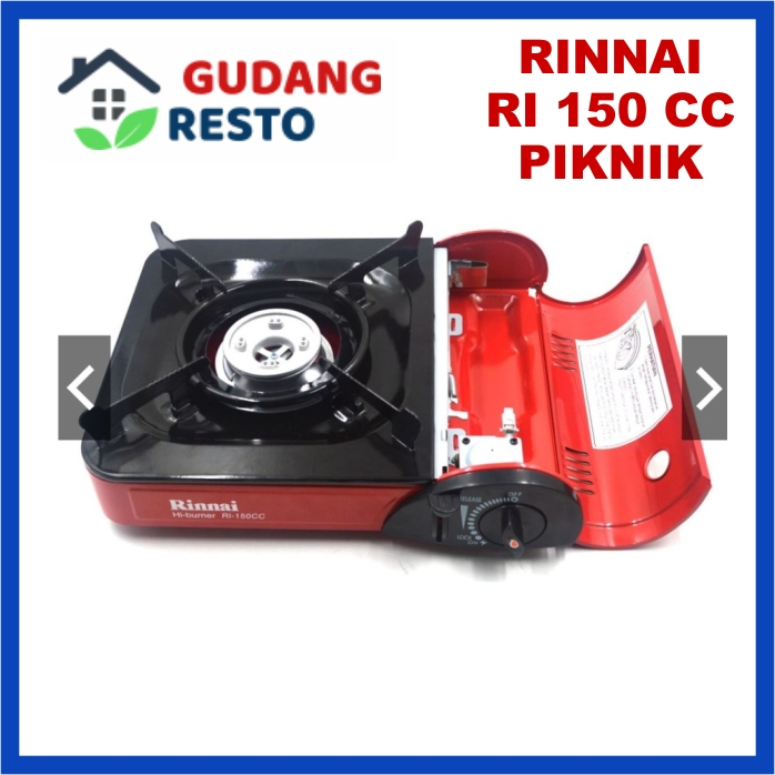 RINNAI RI 150 CC KOMPOR PORTABEL RI150 150CC PIKNIK TRAVEL CAMPING GAS KALENG MINI ORIGINAL GARANSI RINNAI 1 TAHUN