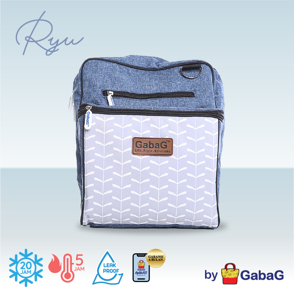 Gabag Backpack Cooler Bag Sling Double Compartment Tas ASI
