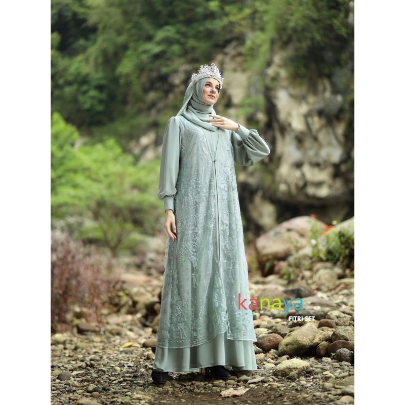 KANAYA/Fitri set by Kanaya/set syari/syari premium/syari branded