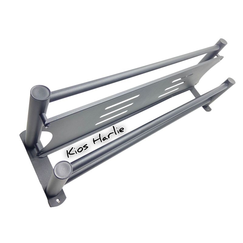 Rak handuk stainless, gantungan handuk, rak dinding kamar mandi