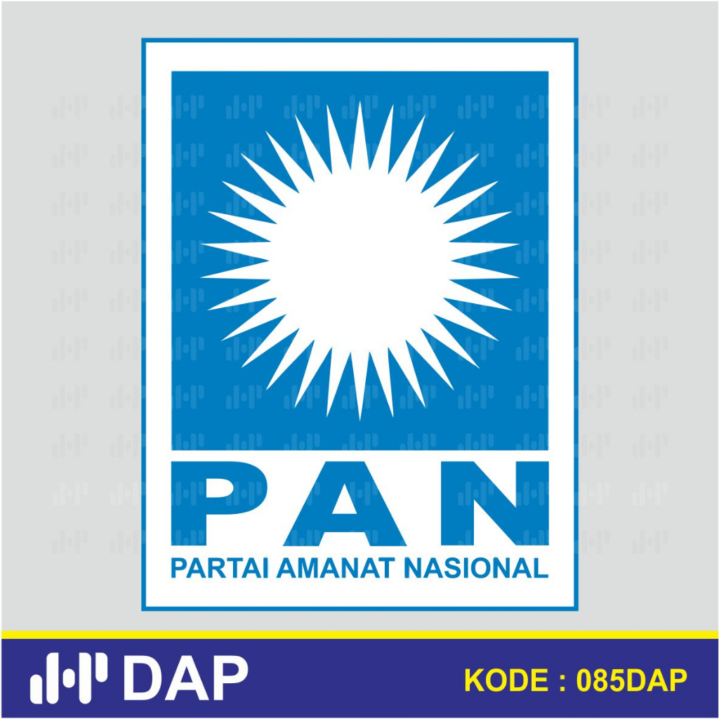 

085 - STIKER PARTAI AMANAT NASIONAL - VYNIL - TERBAIK