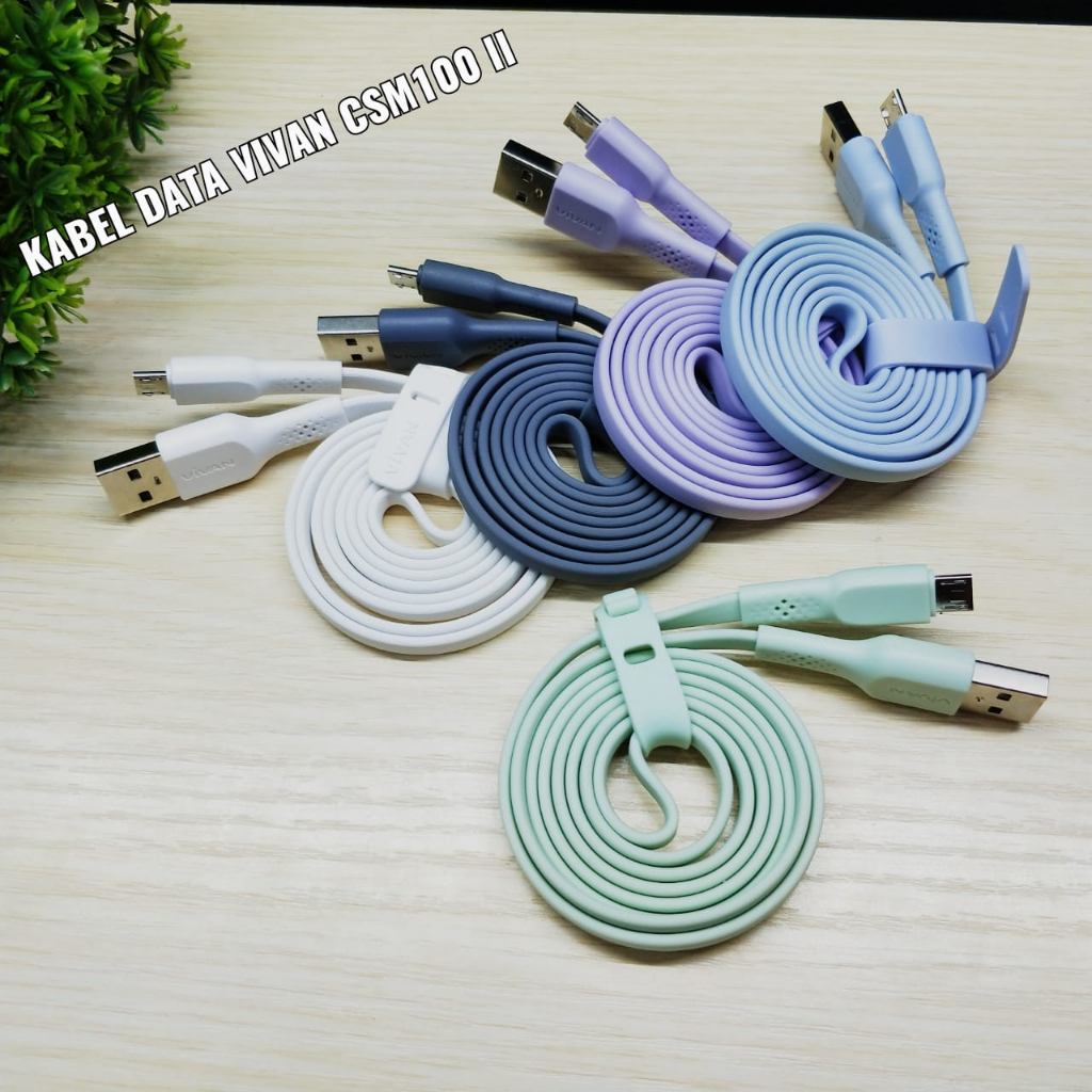 1pcs~Kabel Data Vivan CSM100S II NEW micro-usb / CSL100S II NEW IPhone / cbc100 type-c