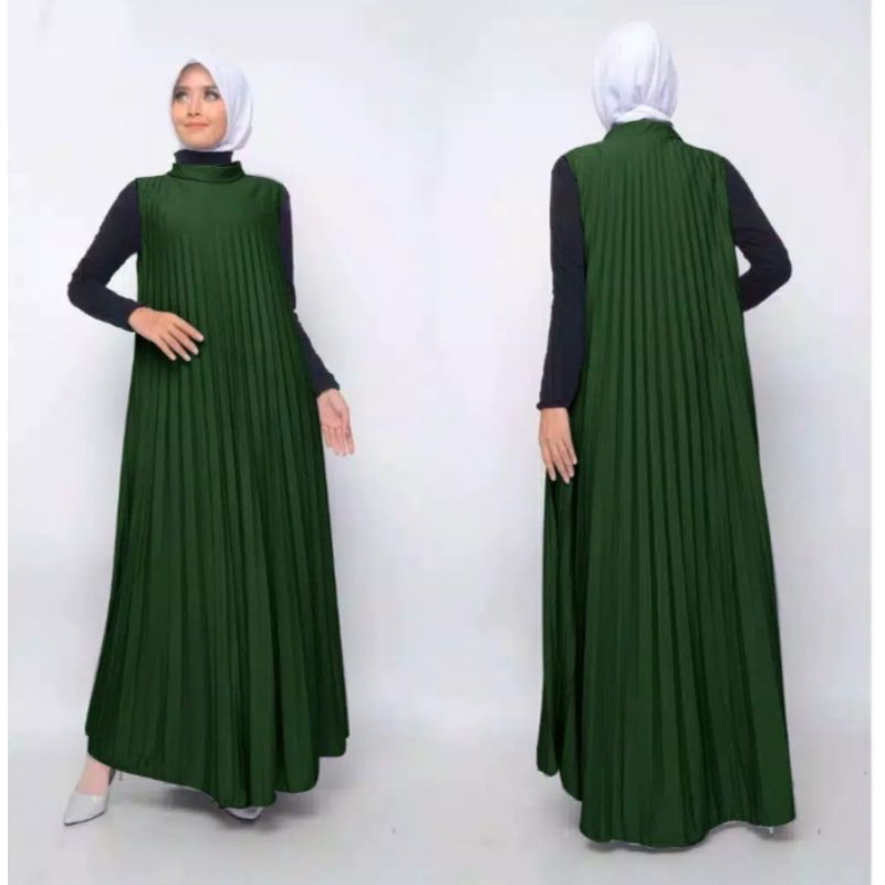 (GRATIS ONGKIR) PROMO DREES PLISKET/COD/LONG DRESS PLISKET/DRESS WANITA/ PAKAIAN WANITA