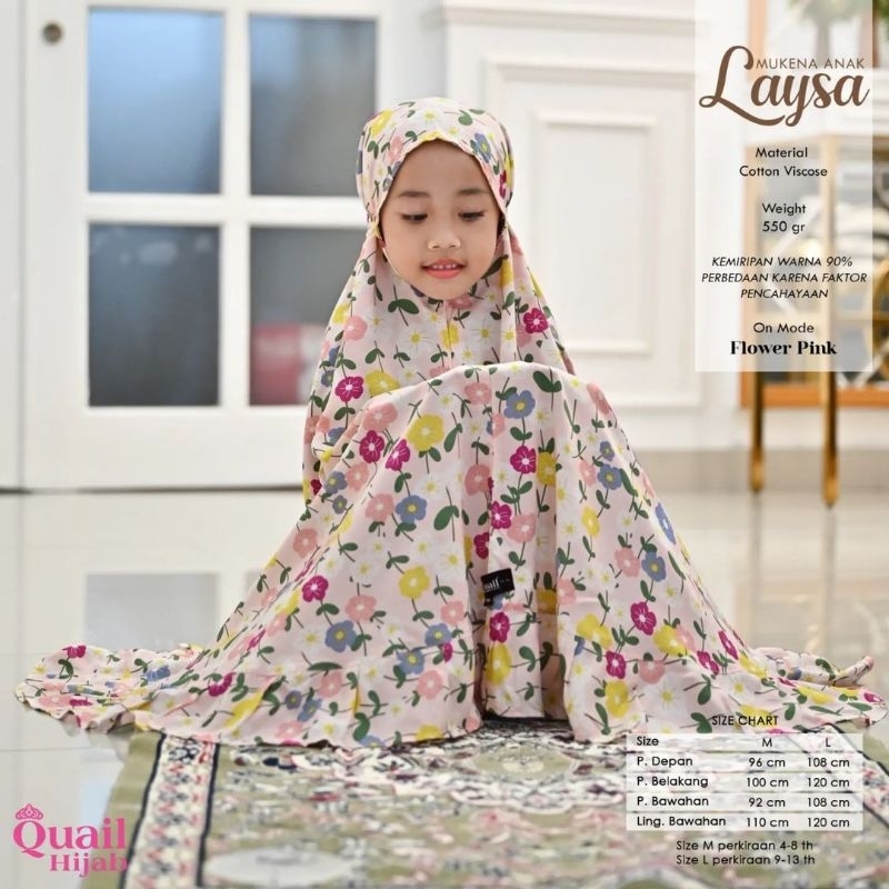 Mukena Laysa Quail//Mukena Anak