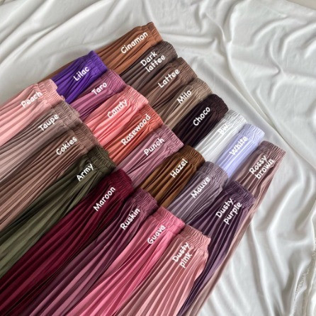 Rok Plisket Premium / Rok Plisket tebal / rok plisket terbagus