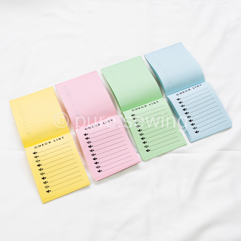 (READY STOCK) Memo Mini Kecil / Buku Tulis / Planner / Checklist Mini 8,5 x 10 cm