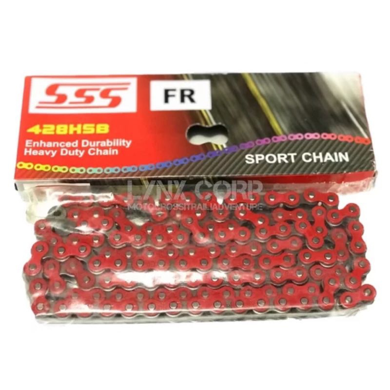 Rantai Motor SSS 428 - 140L HSB KLX 150 CRF 150 L TS 125