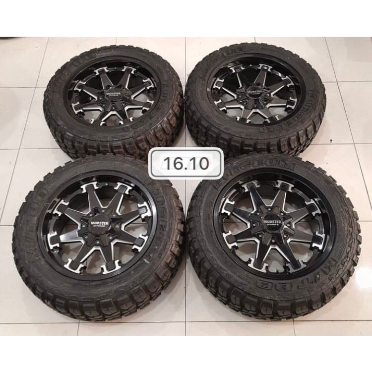 Velg Mobil Racing Bekas Ring 20 MT METAL R20 Lebar 9 Baut 6 BAN MT 275 55 R20