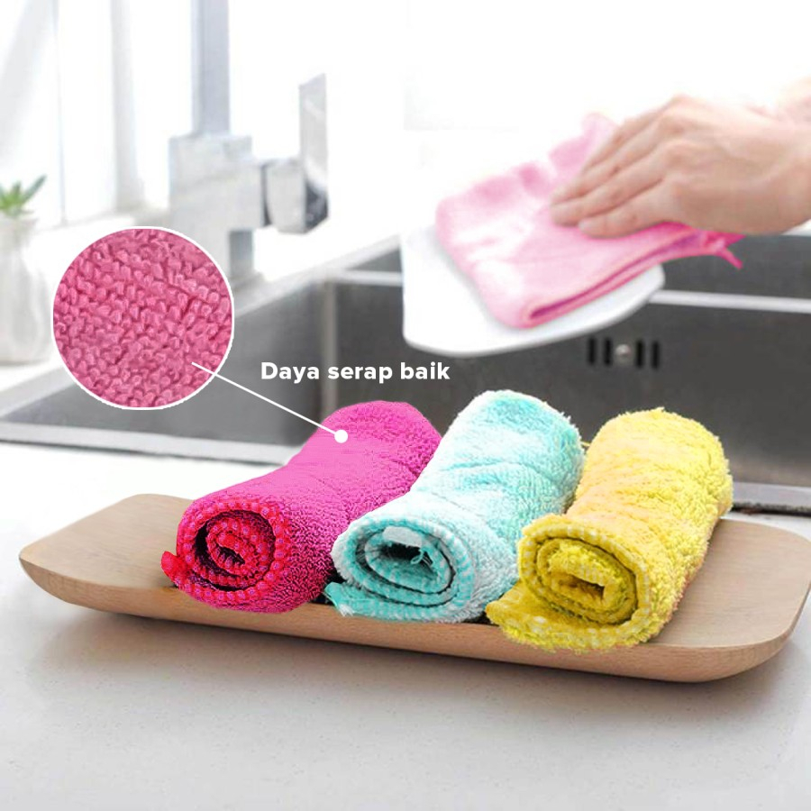 KENT MICROFIBER CLOTH 3 PCS PK-30 - KAIN LAP SERBAGUNA