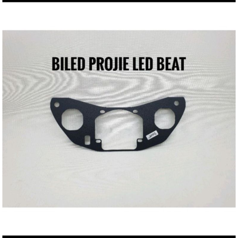 BREKET LAMPU PROJIE BILED AES WST 2.5 INCH BEAT FI BEAT DELUXE BEAT STREET BAHAN BESI TEBAL