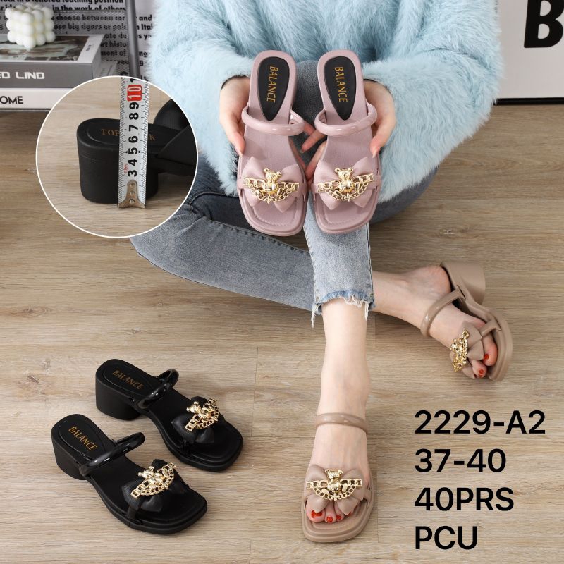 Sandal Wanita Hak Wedges Kekinian Premium Import