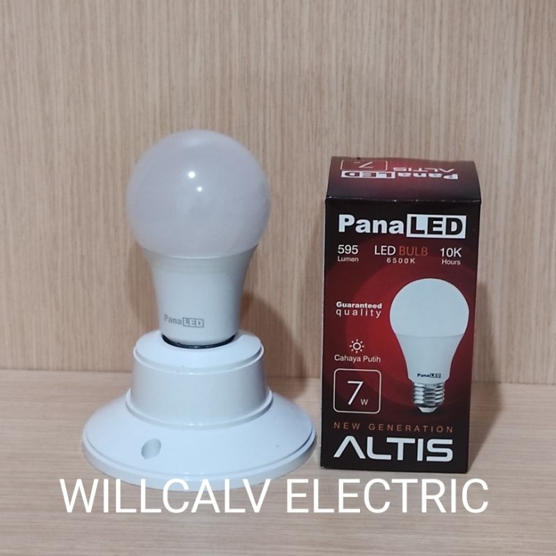 Paket 5 pc Lampu led bulb PANALED ALTIS 7W cahaya putih E27 6500K