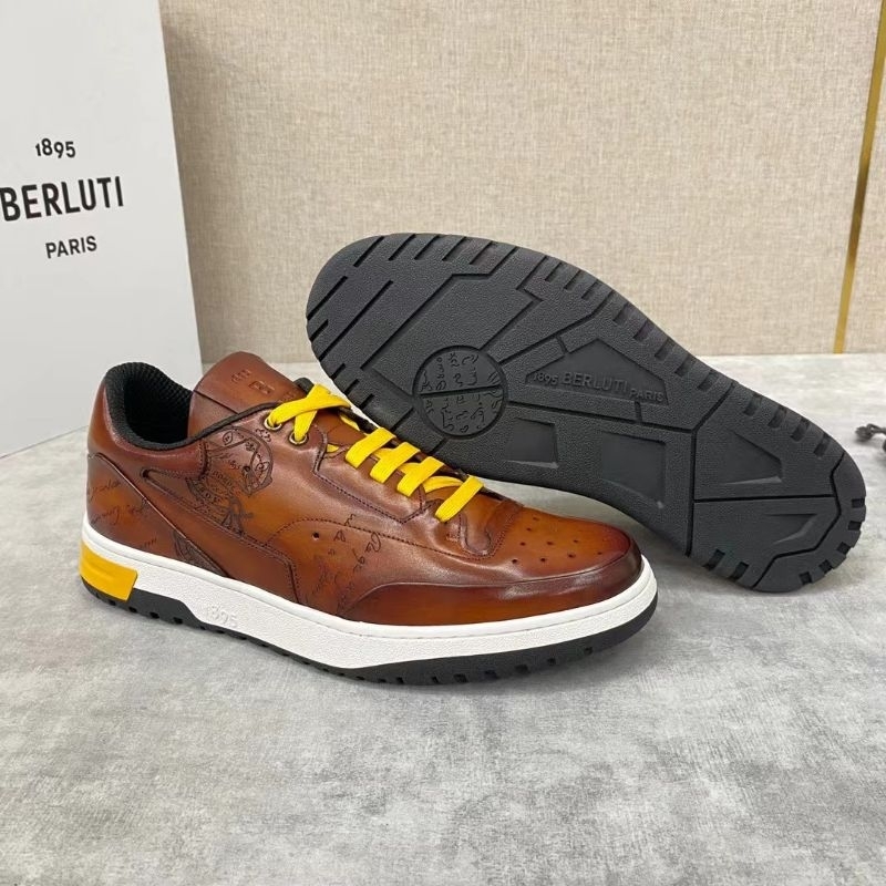 sepatu pria berluti sneaker cowok kulit shoes men top import mirror vip p1shoes terlaris