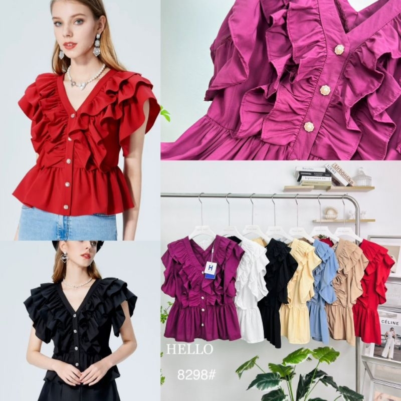 baju atasan blouse premium import bangkok