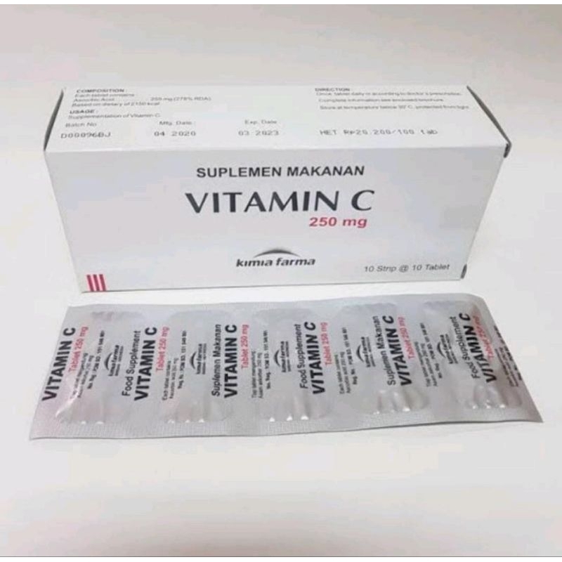 Vitamin C Kimia Farma 250mg Per Box