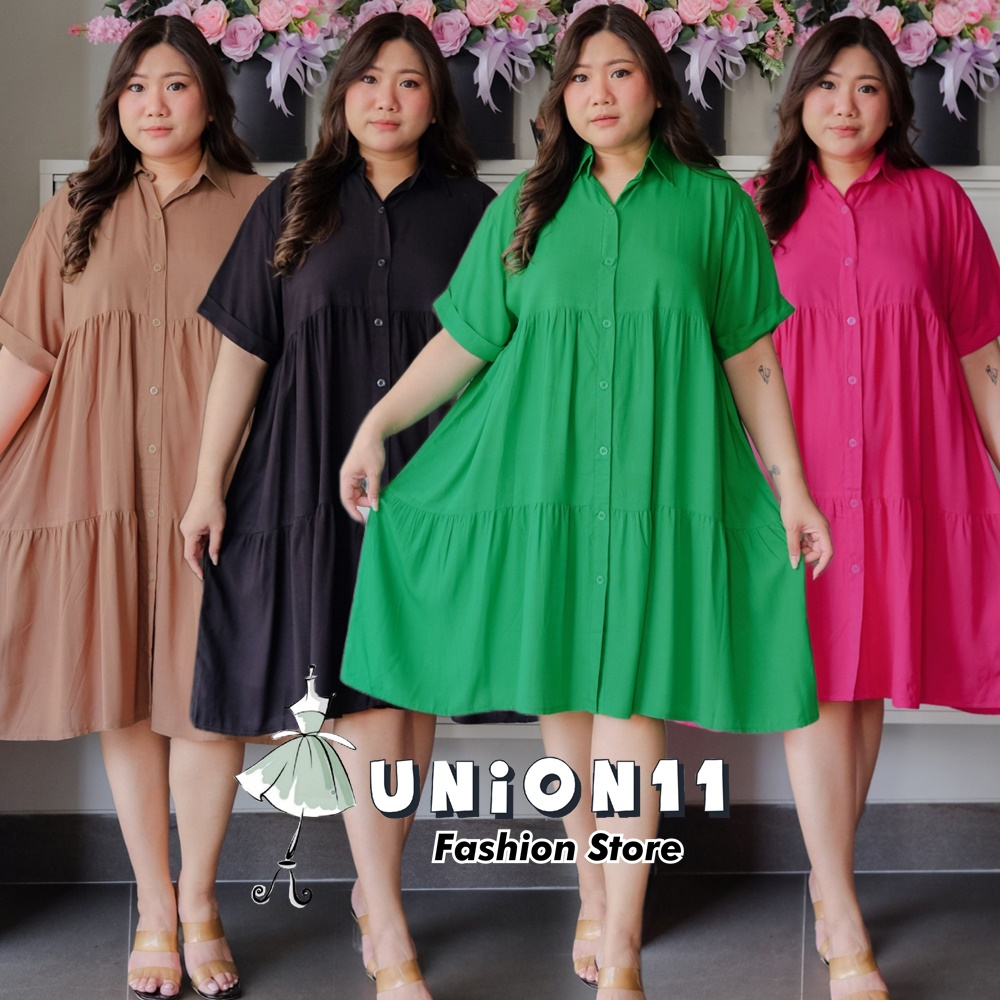 UNION11 - DRESS JUMBO WANITA LD 120 / BAJU JUMBO WANITA / DRESS PESTA WANITA BIGSIZE / DRESS JUMBO WANITA / DRESS JUMBO XXXL WANITA GIGI