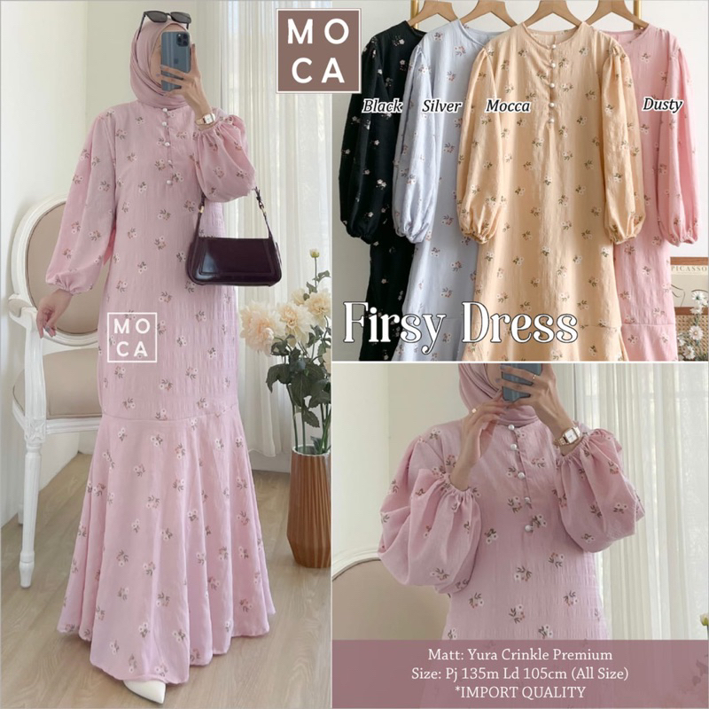 FIRSY DRESS / YURA CRINKLE PREMIUM // MOCA